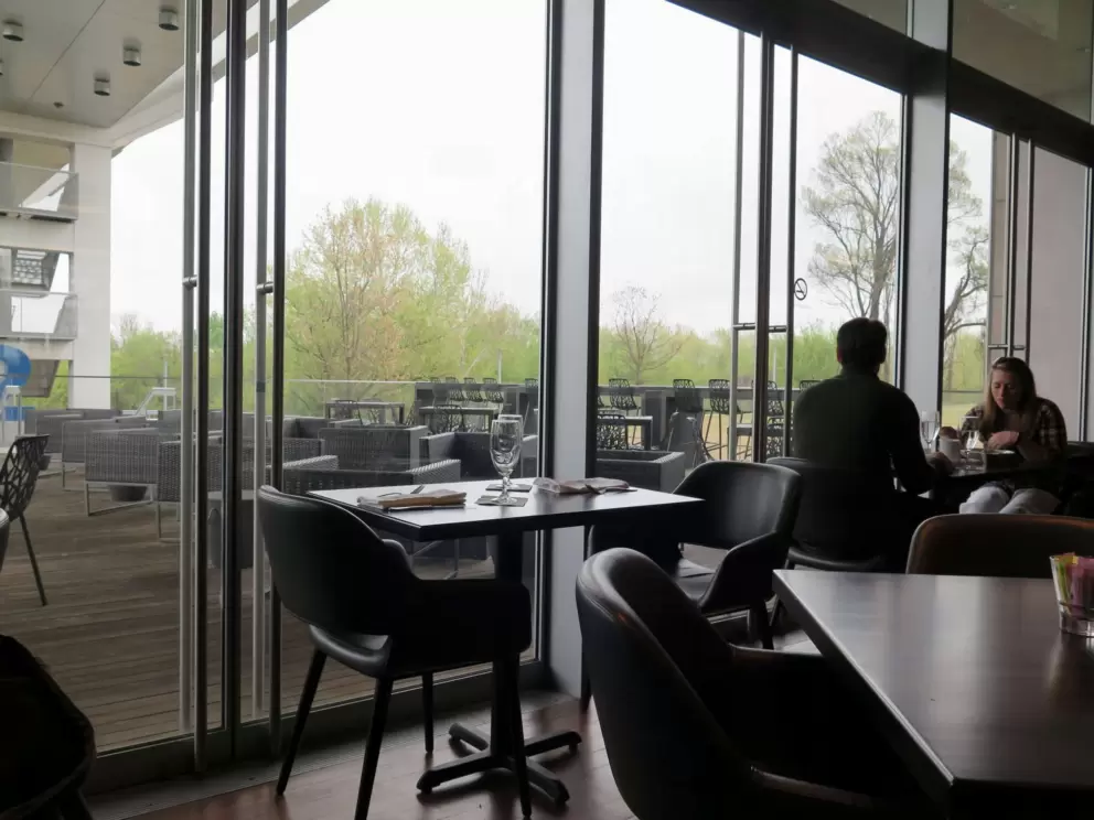 View from the restaurant.