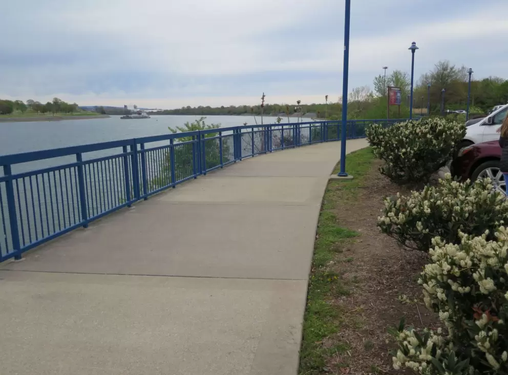 Riverwalk, near Boathouse Restaurant.