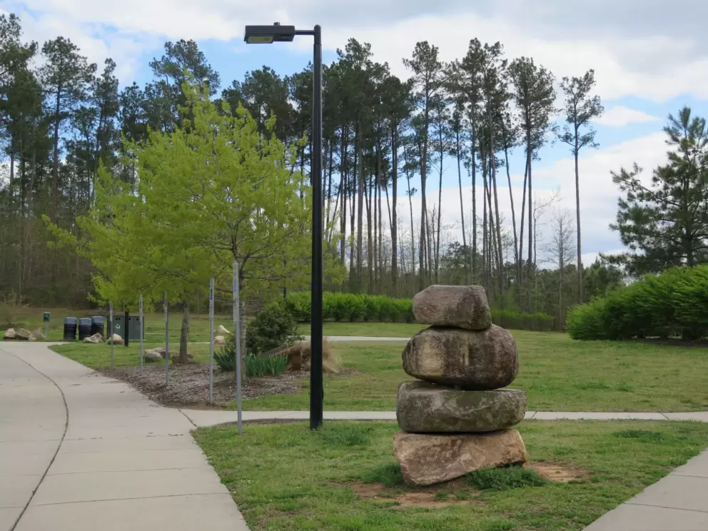 Rock sculpture.