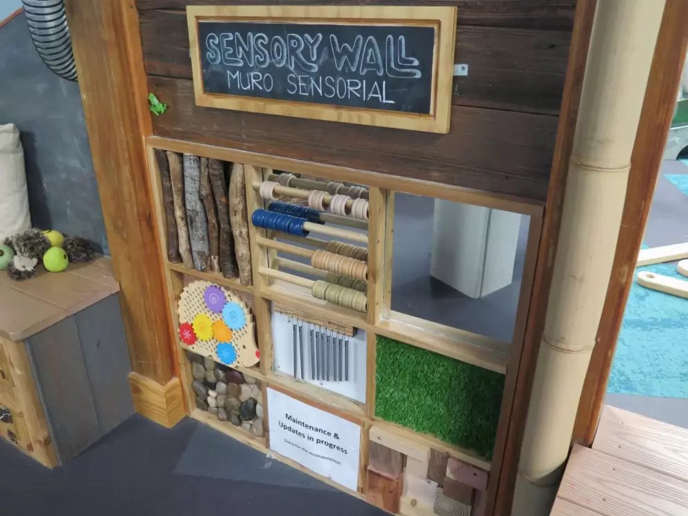 Sensory wall.