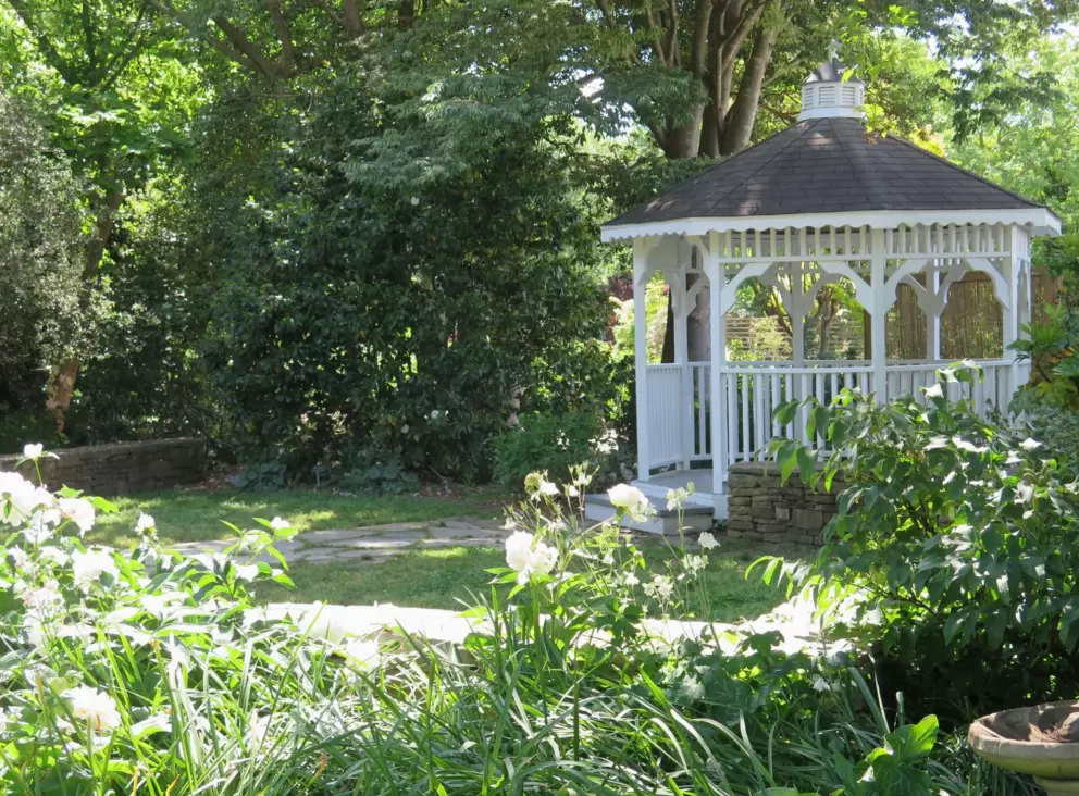 Gazebo in the garden.