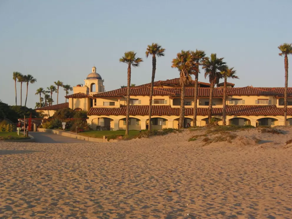 Mandalay Beach Resort as seen from the beach.