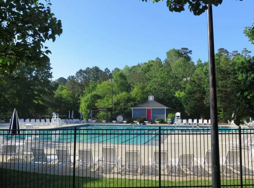 Shepherd's Vineyard's pool is a pretty sight.