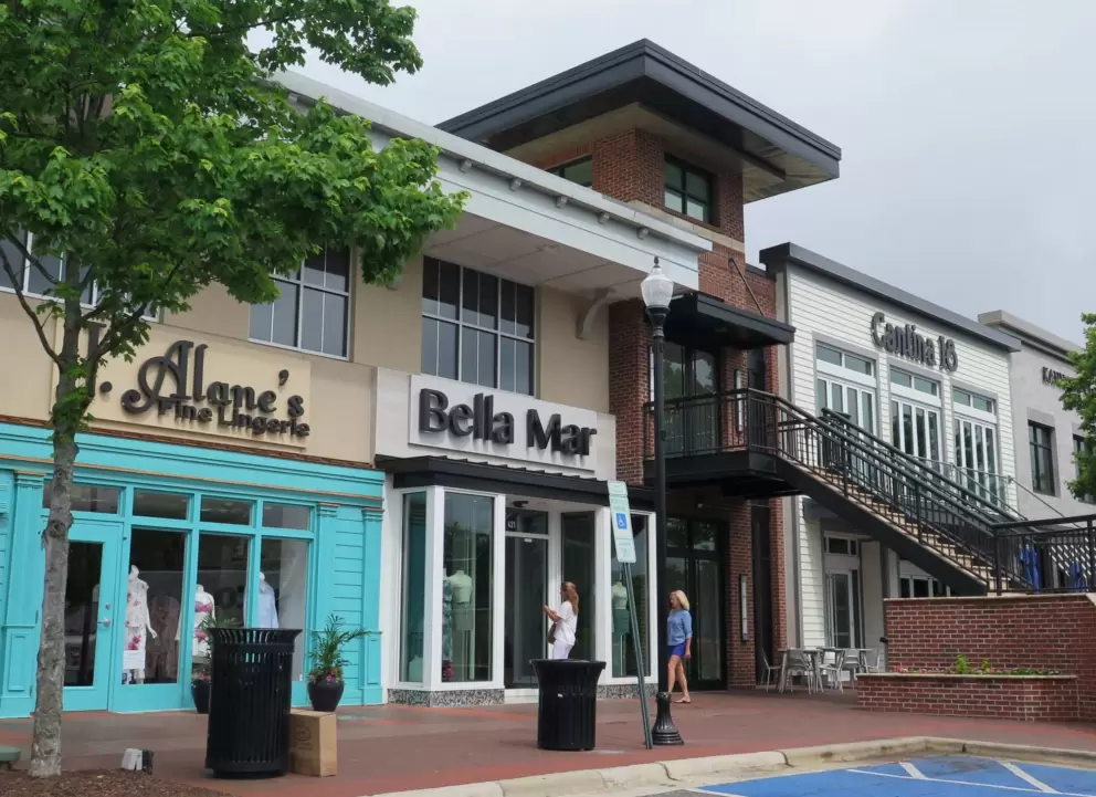 Some shops.
