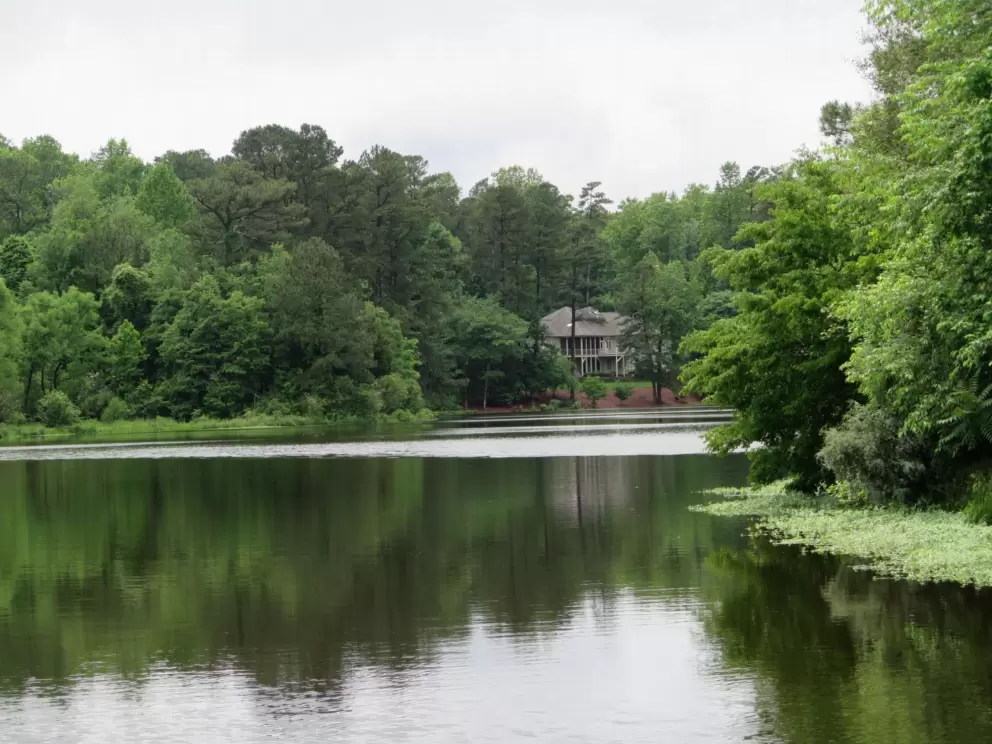 Serene lake.