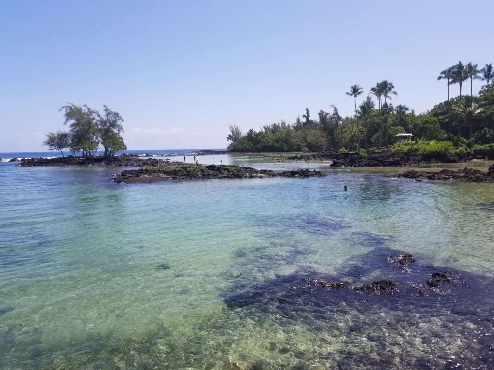 Clear water at the lagoon.