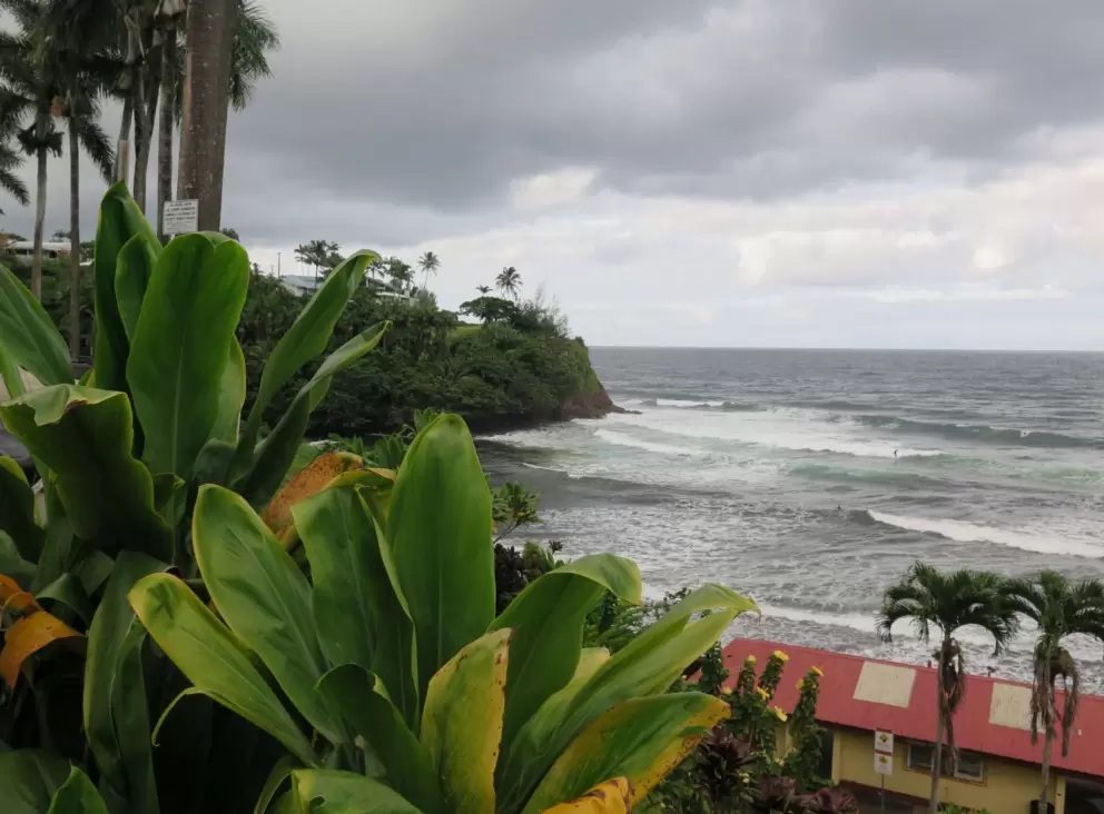 Stormy view.