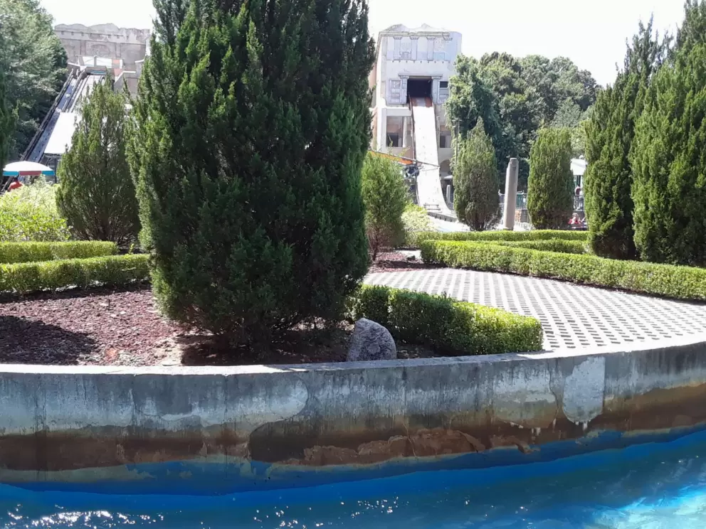 Pretty scenery at the end of Escape from Pompeii.