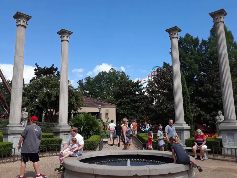 Roman forum in Italy.