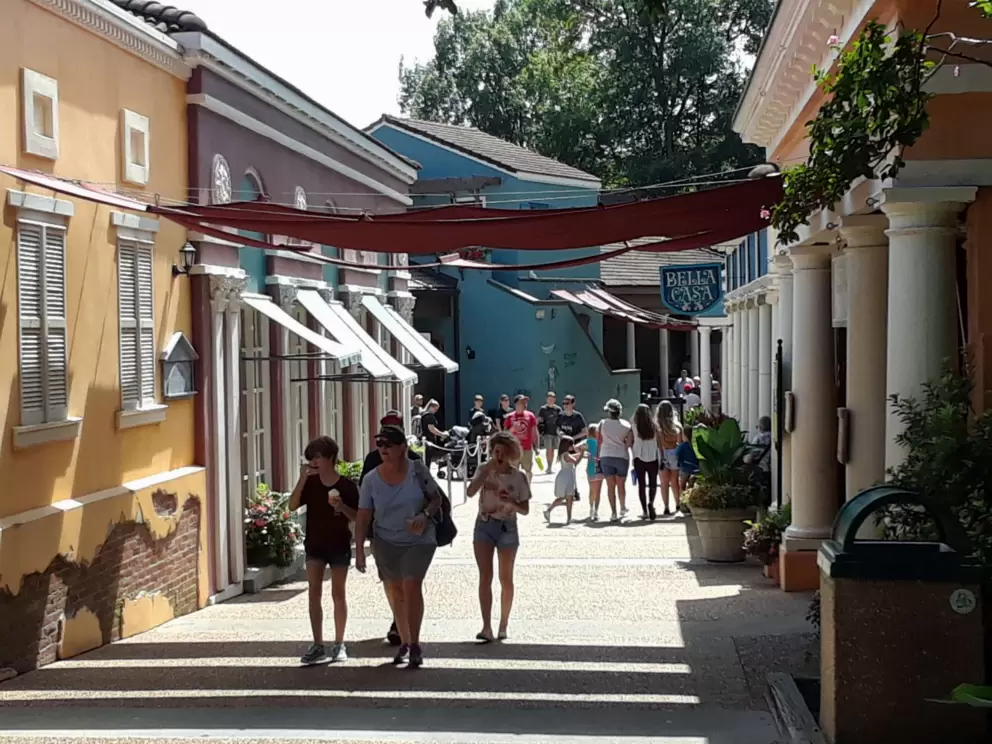 Cute street in Italy.