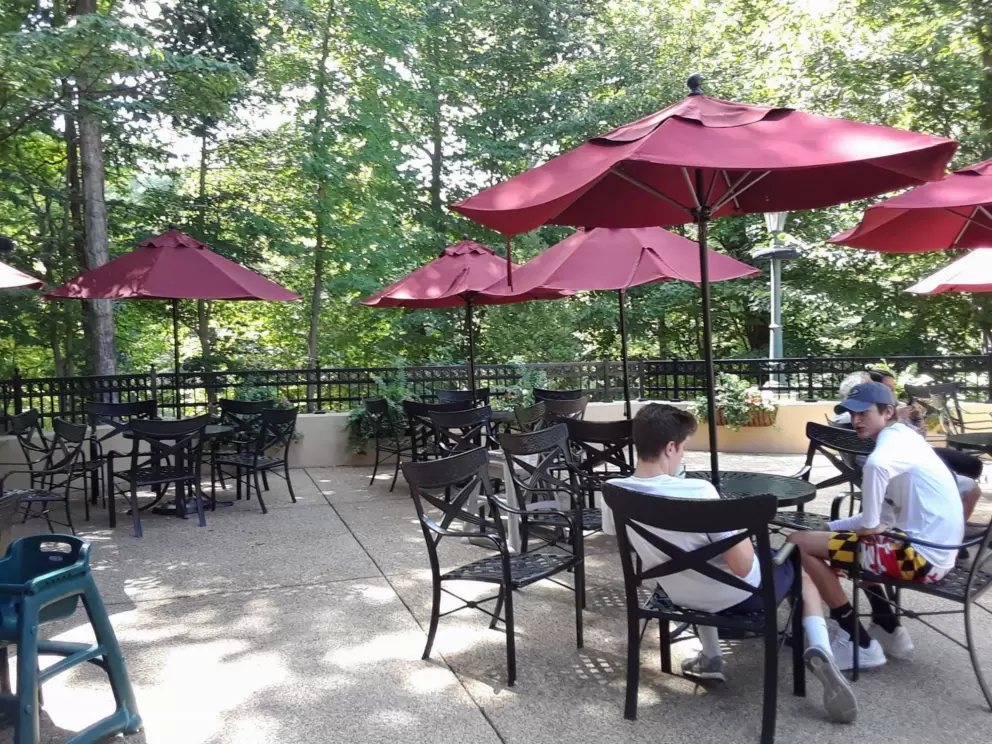 Relaxing place to sit in Italy.