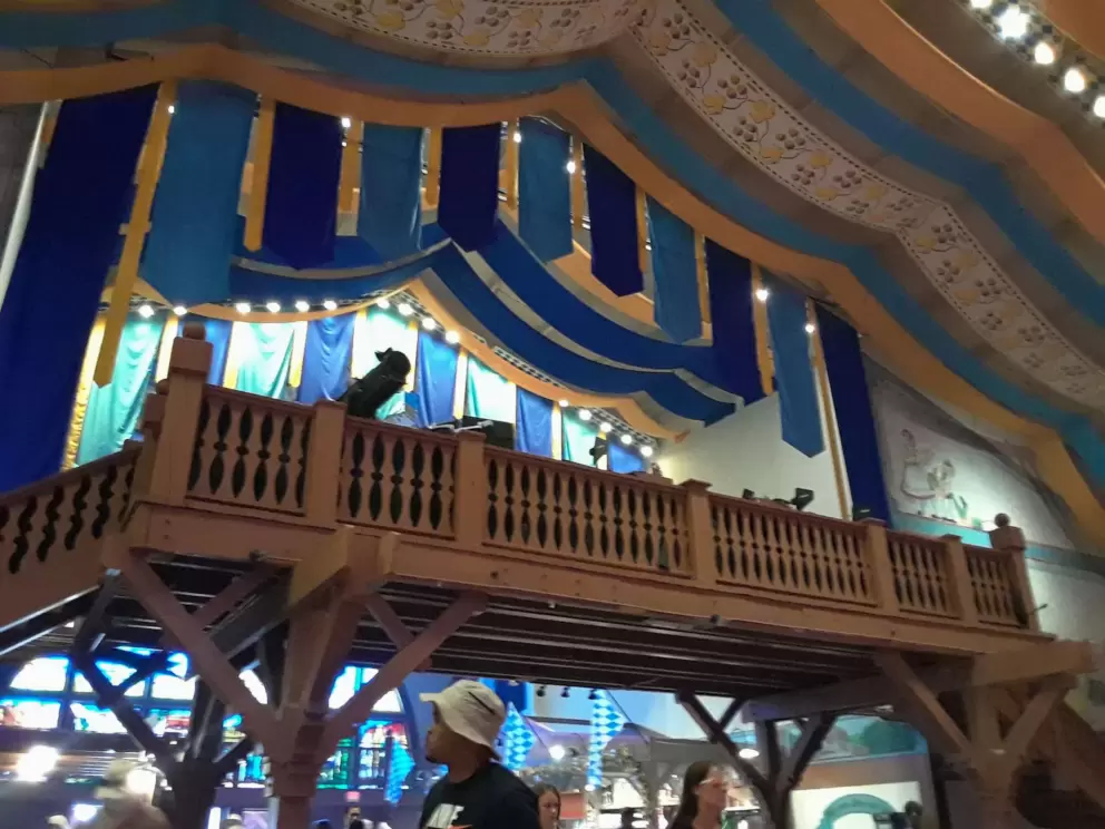 Cute decorations inside Das Festhaus.