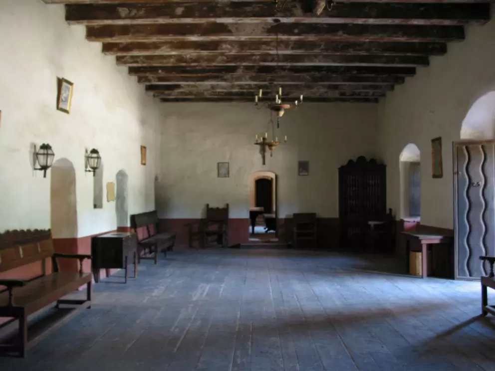 The room where dignitaries were received. 