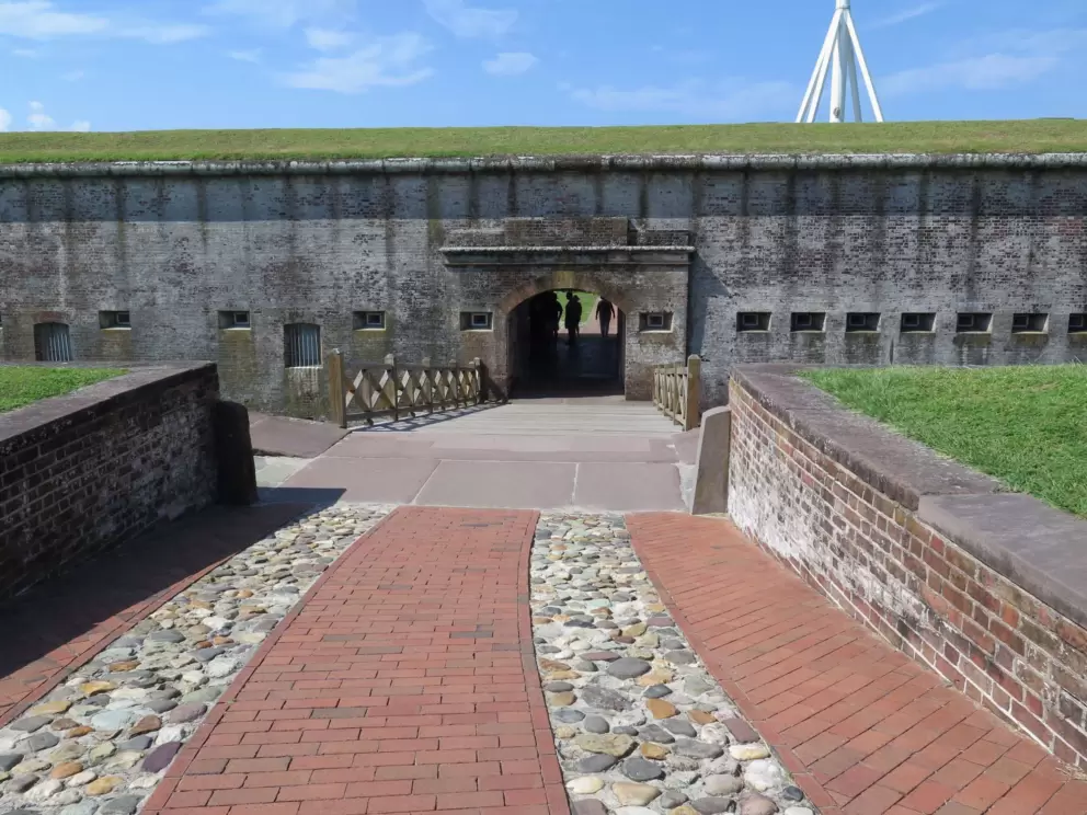 Entrance to the fort. Beautiful colors!