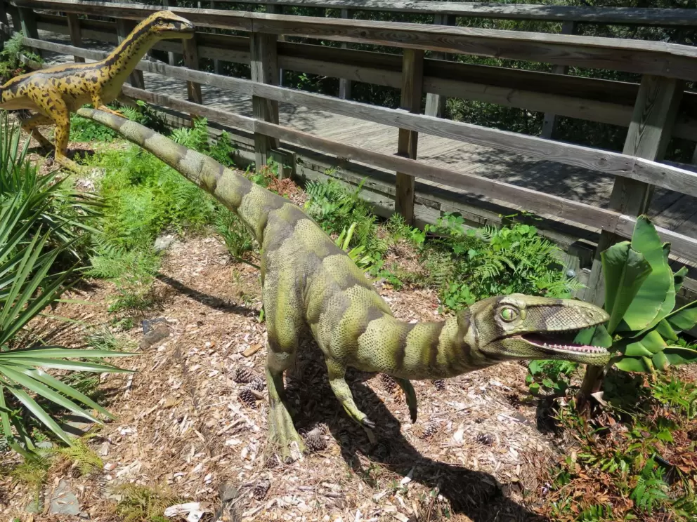 Dinosaurs on the run!