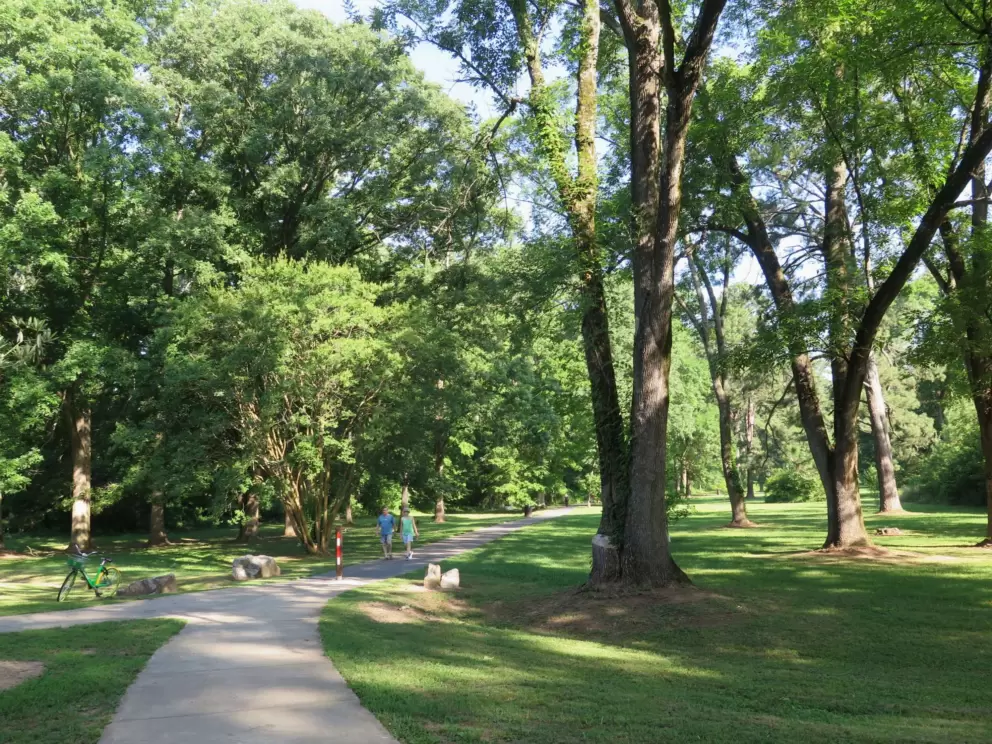 An open feel, in Northgate Park.