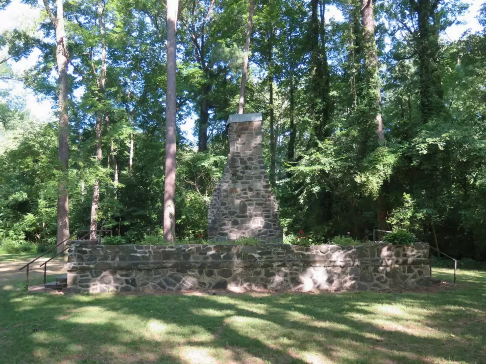 Ruins of Lavendar House.