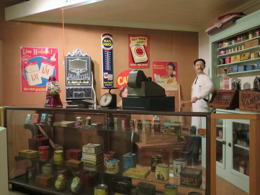 Store with tobacco products.