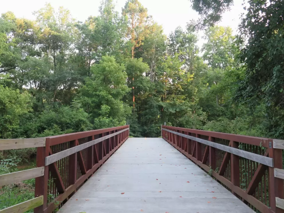 Bridge over the creek.