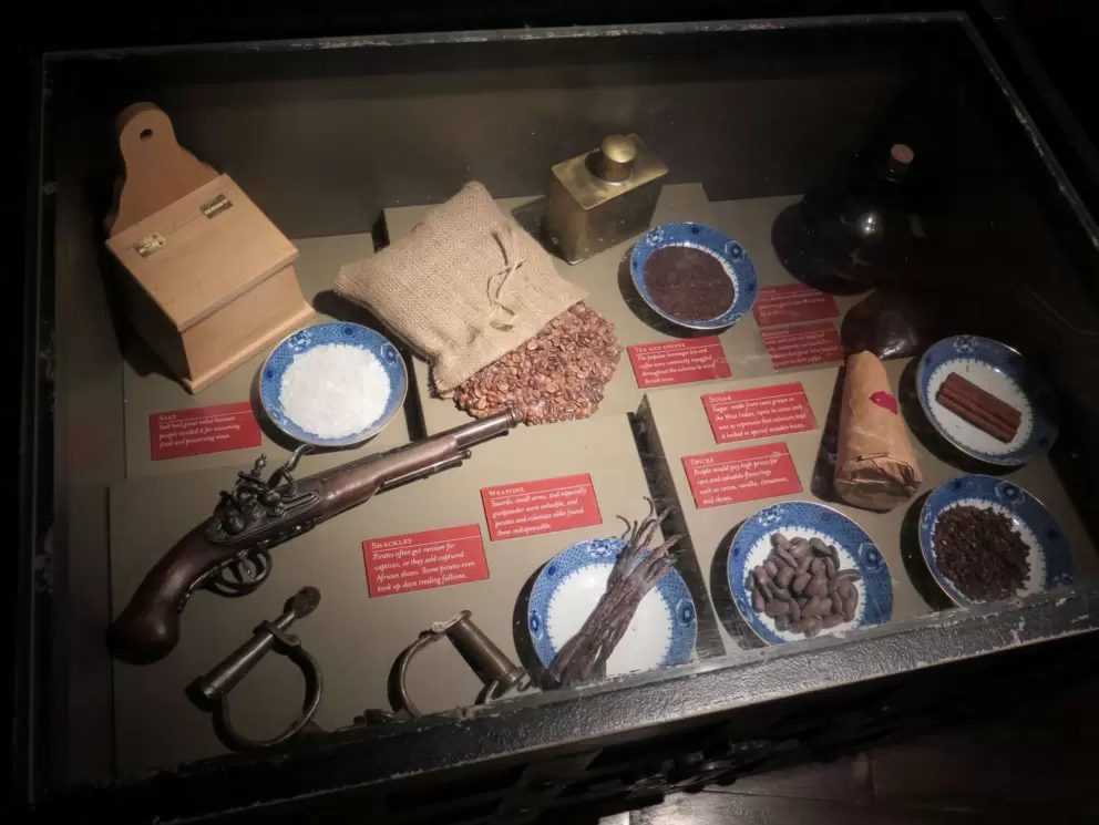 Pirates smuggled and sold valuable commodities like salt, weapons, spices, medicines, sugar, and tea and coffee.

