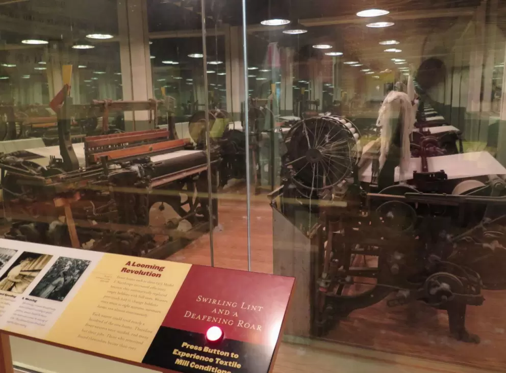 Children as young as six worked in the textile mills. The work was hot, dusty, loud, and repetitive.	