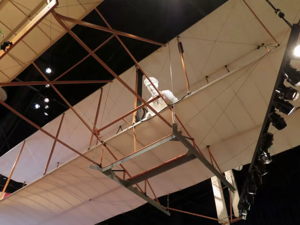 Wright brothers exhibit.