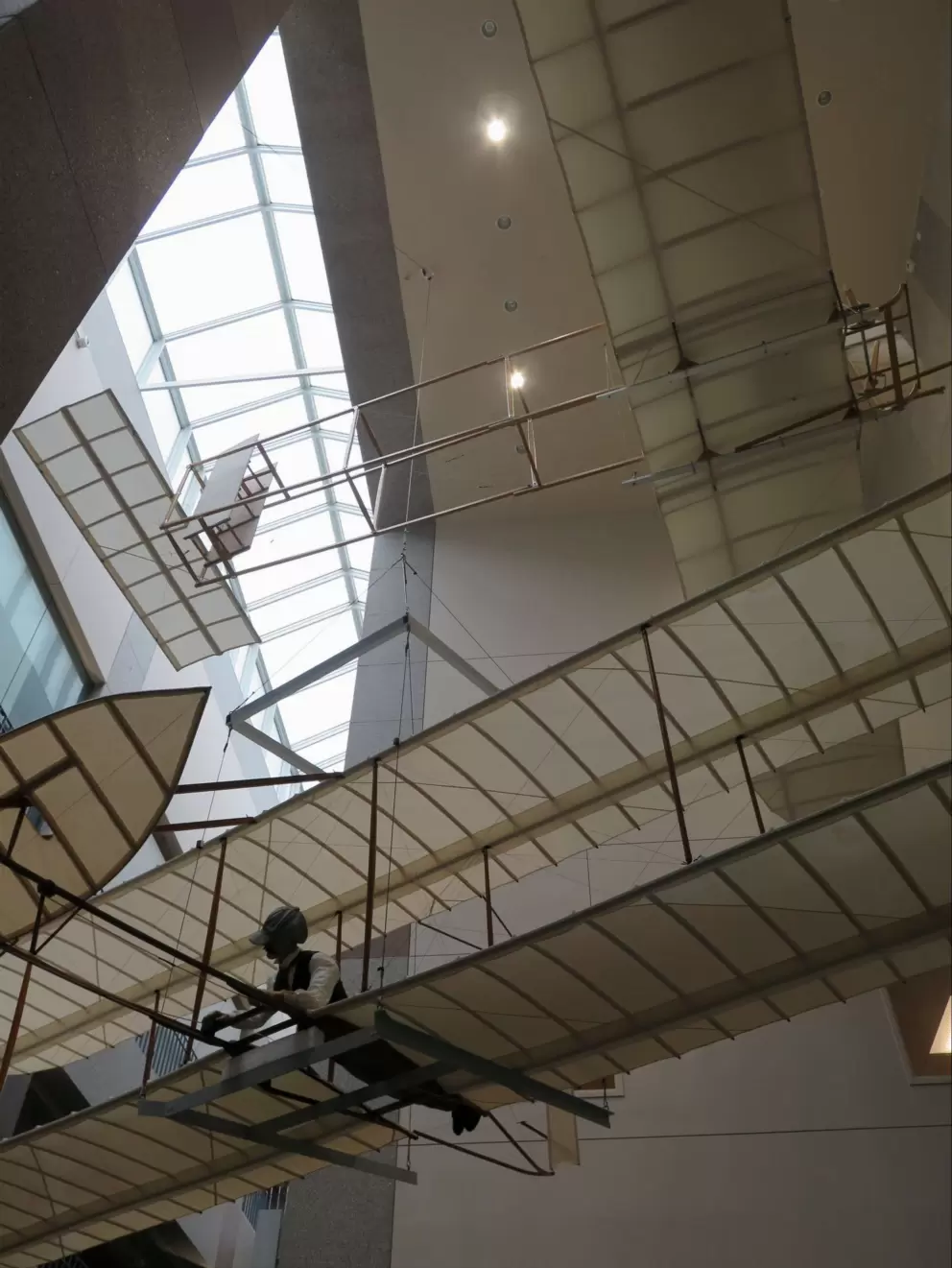 Wright brothers exhibit.
