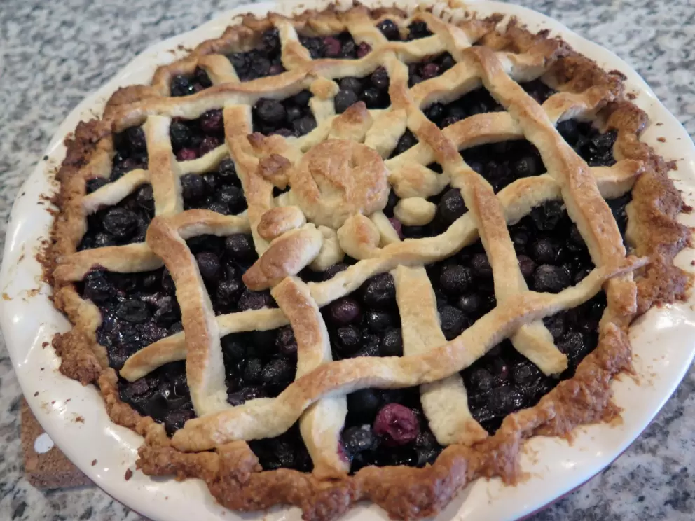 Blueberry pie...ah yeah!