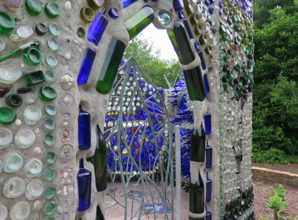 The blue bottles are gorgeous.