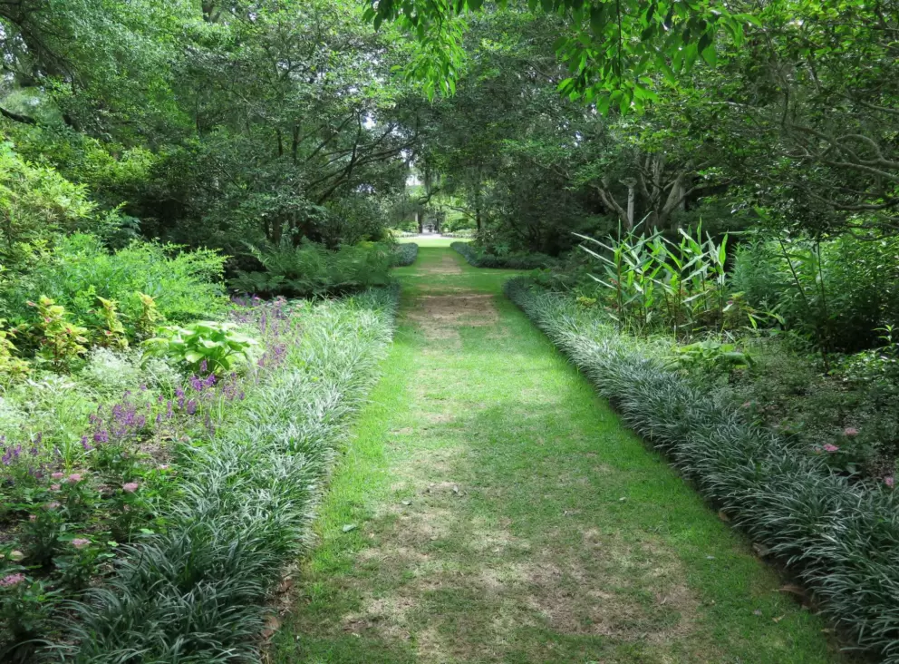 Formal plantings.