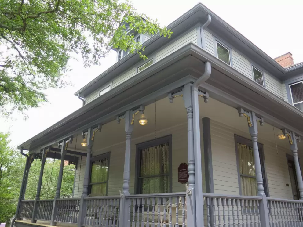 William E. Worth house, a Queen Anne style house built in 1912.