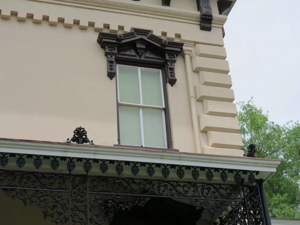 Details of Latimer house.