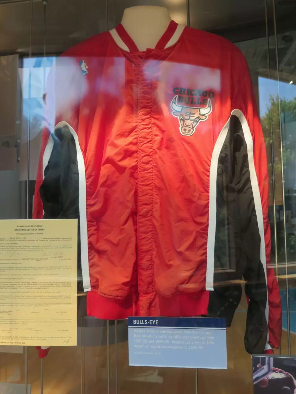 Michael Jordan's Chicago Bulls jacket.