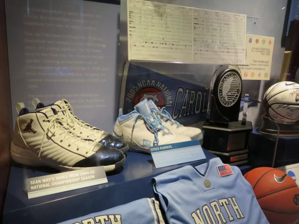 Sean May's shoes are big!