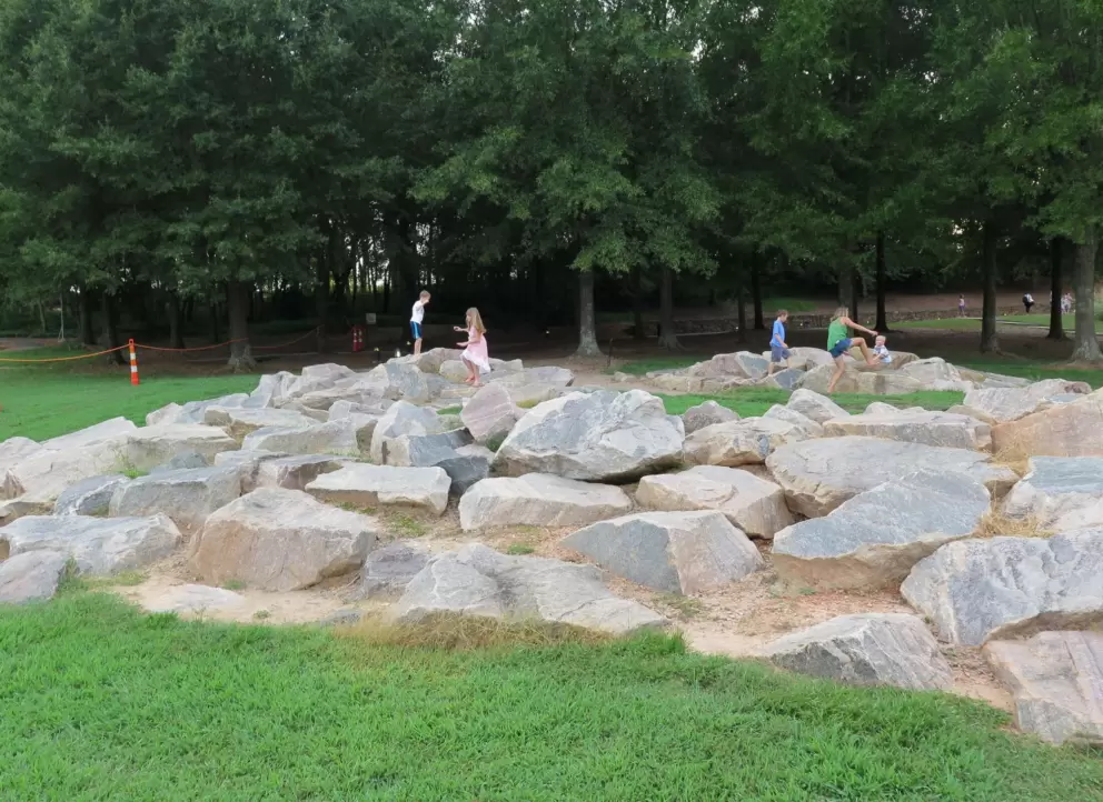 Dozens of boulders!