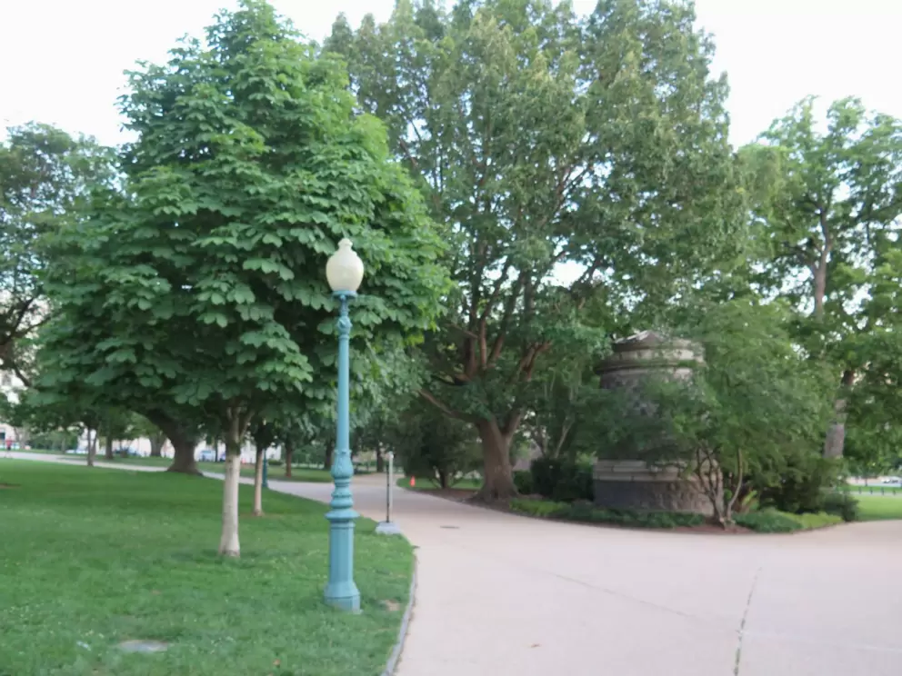 The paths around the Capitol remind me of Paris.