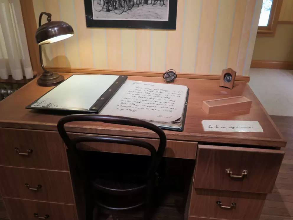Look in the drawer of Daniel's desk in Germany, where he had a nice house before he was sent away.
