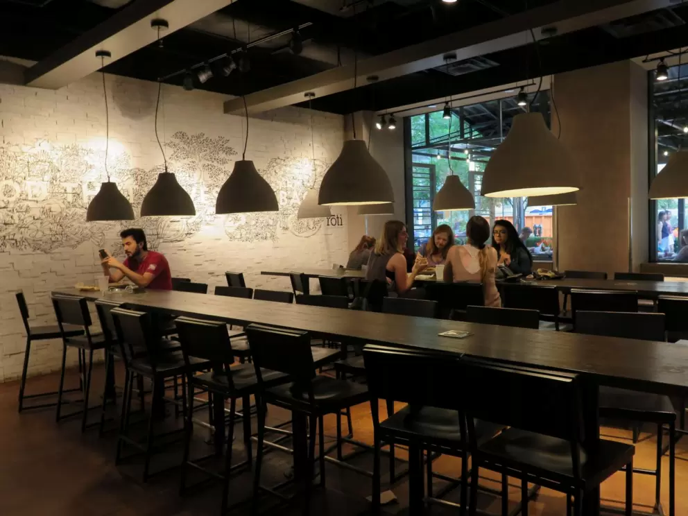Interior of Roti Modern Mediterranean.