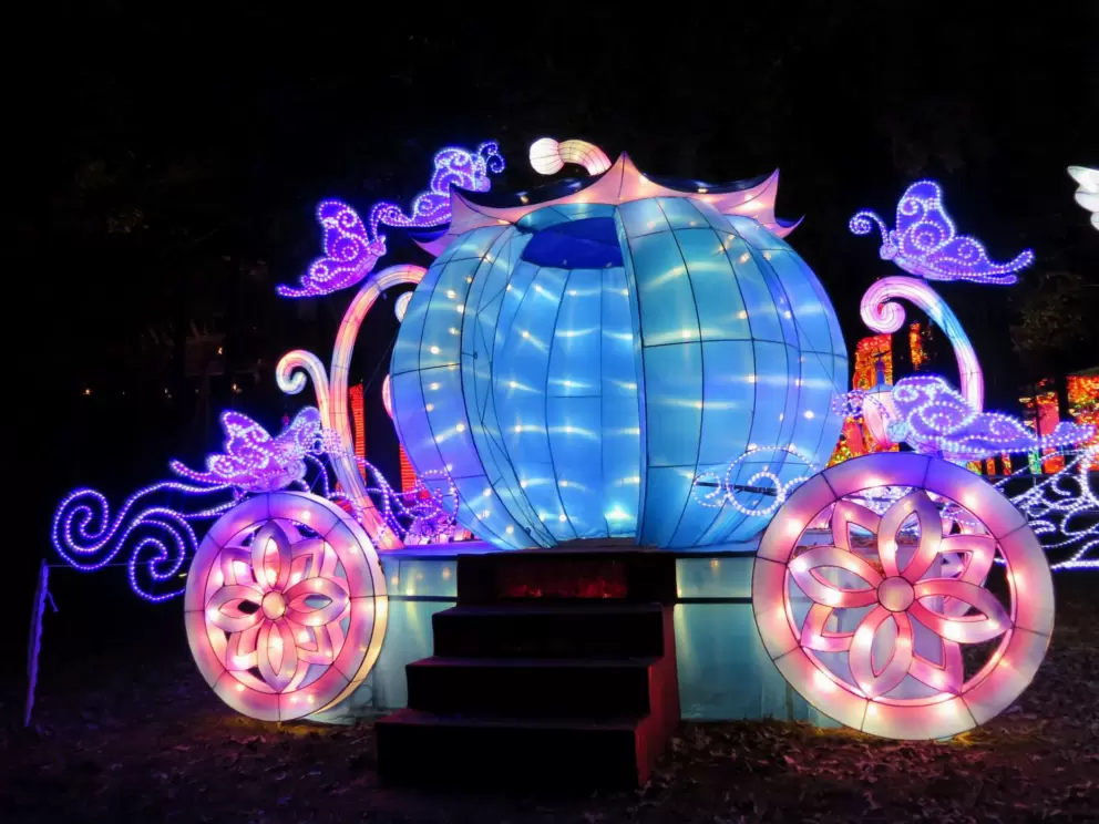 You can stand inside the carriage and get selfies.