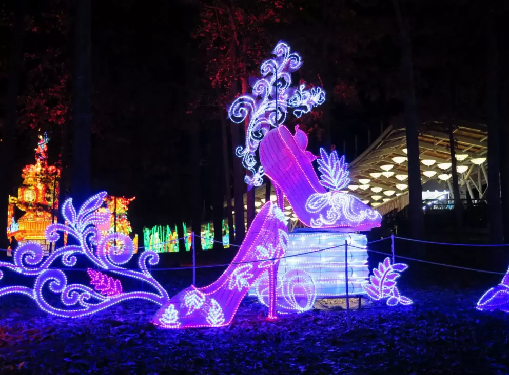 Cinderella's glass slippers.