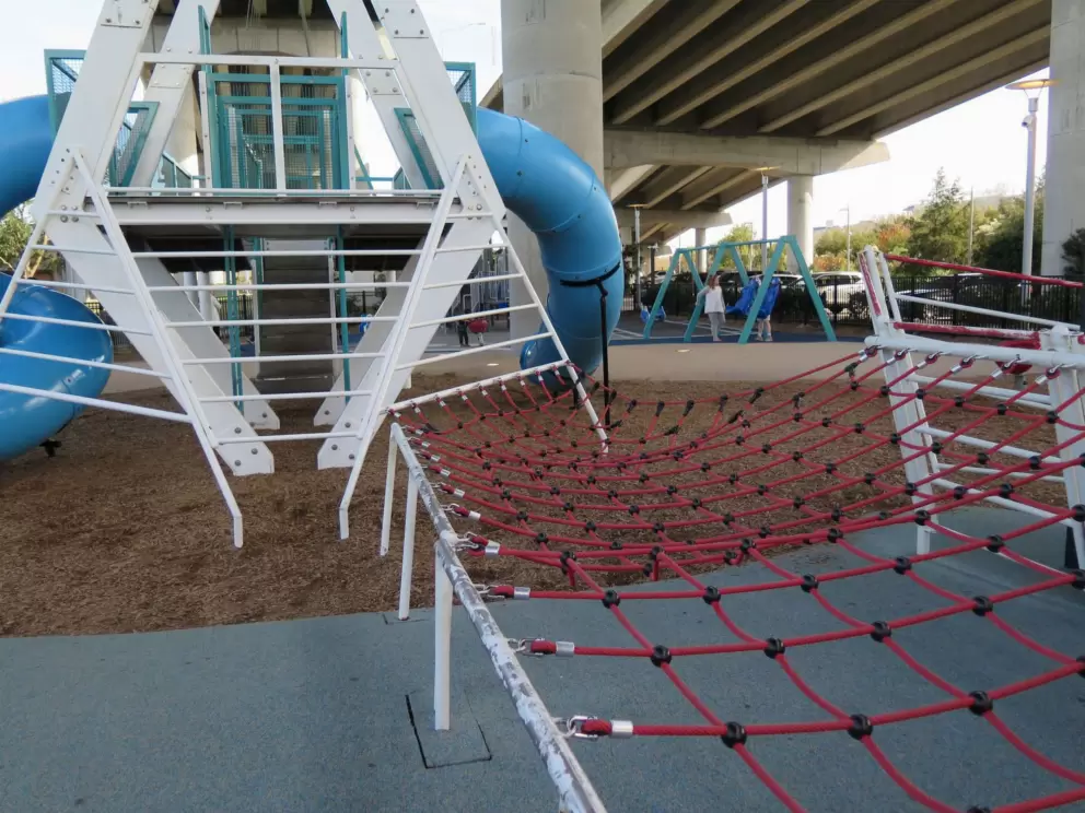 Great climbing area for big kids.