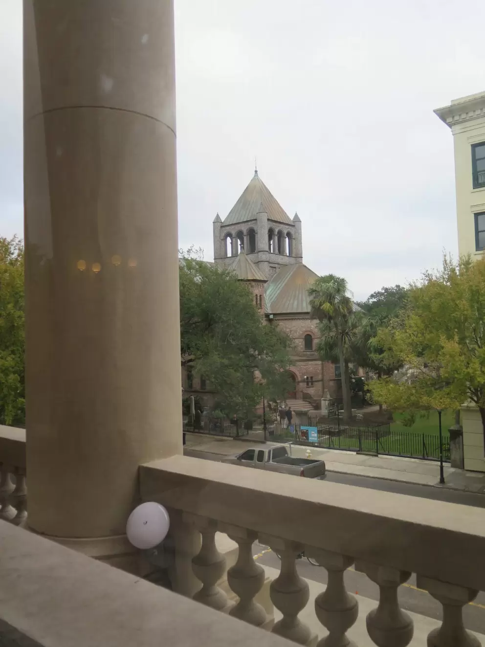View of Circular Congregational Church.