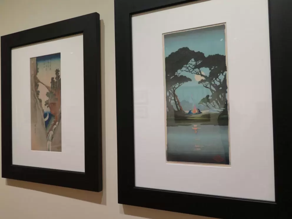 Moonlight on the Cooper River, woodblock print by Alice Ravenel Huger Smith.