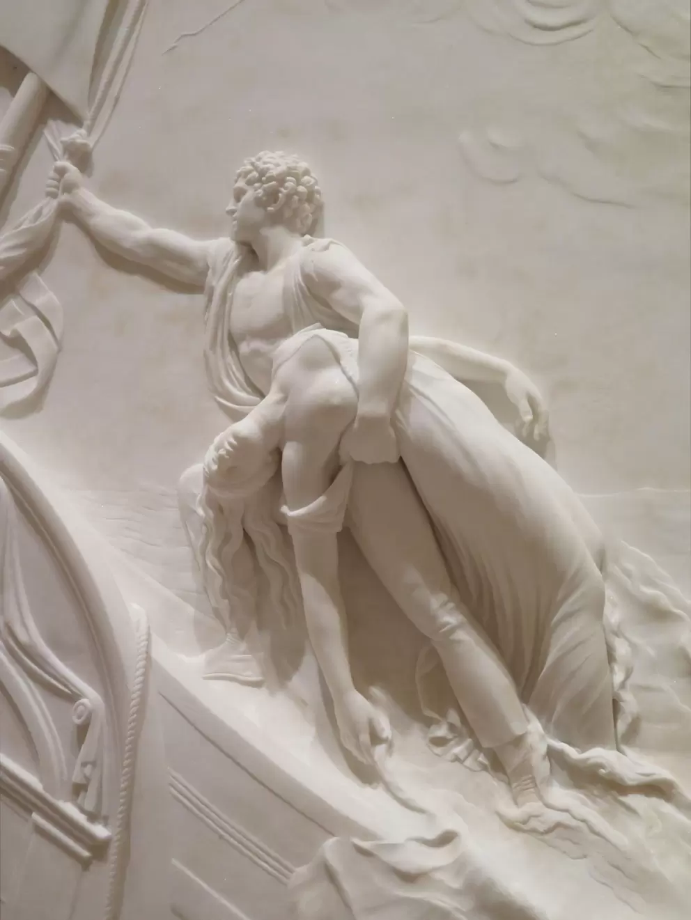 The Wreck of the Rose in Bloom, 1809, by John Devaere. The ship capsized six days after leaving Charleston for NYC. 