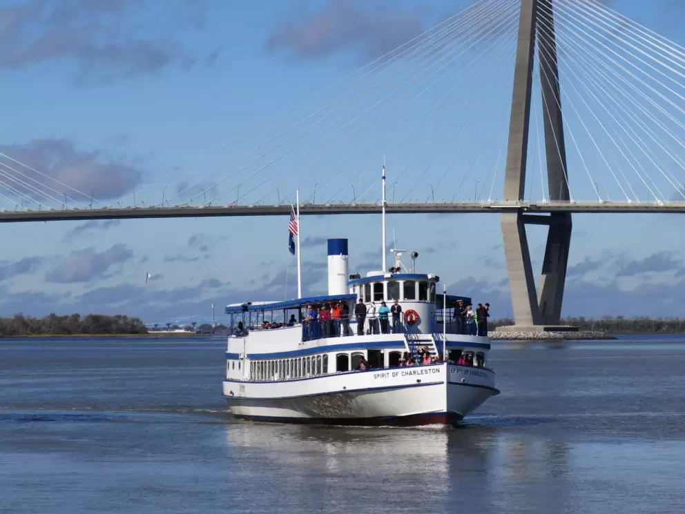The boat you take to get to Fort Sumter.