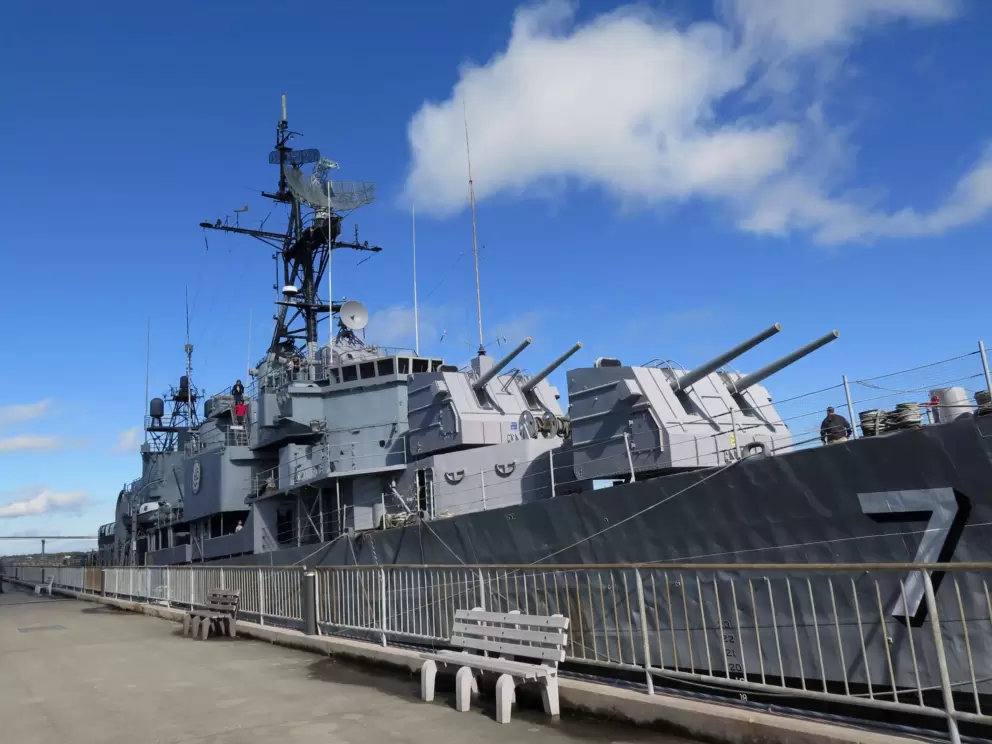 A fine ship.
