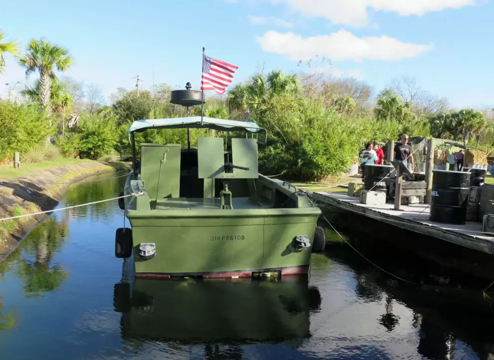 Patrol boat in the Vietnam Experience.