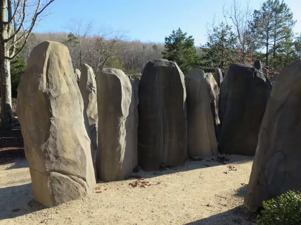 Rocks in the Kidzone area.
