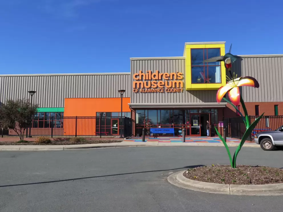 Colorful, welcoming exterior.