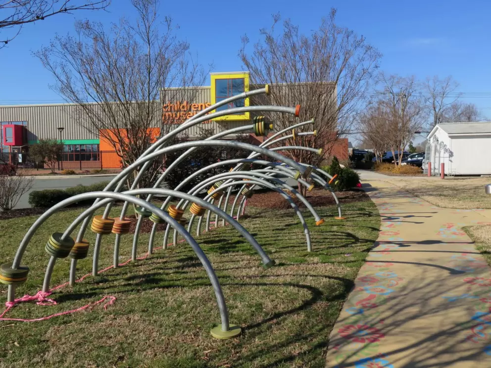 Abacus sculpture.